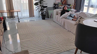 Her Stepfather Punished Her by Fucking Her in All Holes Because She Was Expelled From the University.