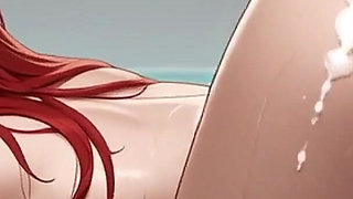 101. Beautiful Woman Bounce Ass in Space (ai Animation)