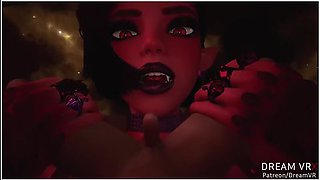 Giant Succubus Queen Femdom Pov ( Giantess , Miniguy, Vore, Role Reversal, Macro Fetish, Monster Girl Animation)