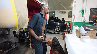 Submissive hottie with big breasts loses herself in passion