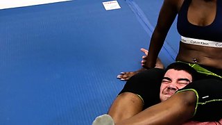 Simone Styles in dominated in wrestling