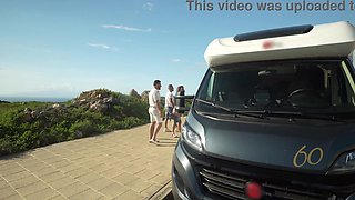 The CANARIS Libertine Bus #five, VITTORIA gets nailed on the beach road