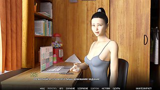 Gym girl, redhead milf, 3d hentai