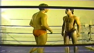 Oily Mature Men Wrestle and Fuck Wildly