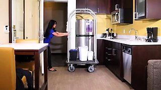 Bananafever - Brown Skin Asian Filipino Maid Gets On Her