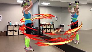 Amateur Petite European MILF Fucks Older Man in Gym & Hotel Bed - Hairy Snatch Missionary Breeding