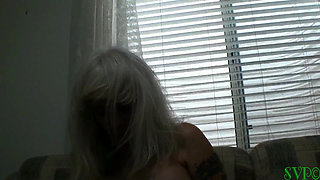 Tiny BBW Tattooed Smoking Whore Stepmom Tells Stepson About Her Younger Days