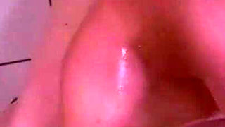 Blonde Wife Cheating in Bathroom with Her Arab Lover (translated)