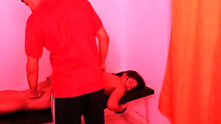 Hot Latina MILF rides stepbrother's big cock - Amateur Blowjob & Doggy Style Sex