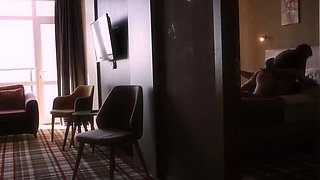 Hot Brunette Wife Cheats On Husband With Boss In Hotel Room - Amateur Blowjob & Doggy Style Fuck