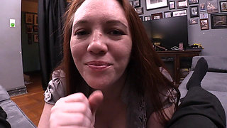 Evangelines Eye Contact Handjob