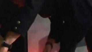 Bondage wax play candle dripping slaves