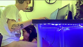 Amateur Asian Deepthroat Blowjob