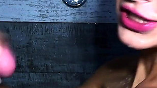 Wet Hairy Pussy Shaving Blowjob Shower