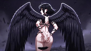 Female Warhammer 40k Space Marines Erotic Sensual Scenes in Partial Power Armor Realistic 3D Video Game Styles