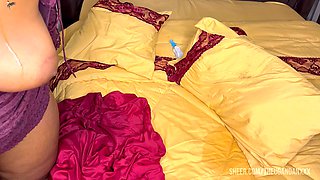 Ebony beauty shares intense home invasion with passionate heat