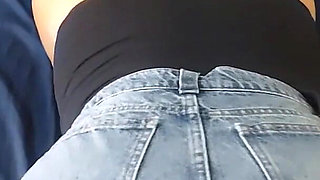 I Couldn't Resist Fucking Her When I Saw Her in Her Denim Miniskirt
