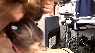 Young slut with big tits takes a nice cock