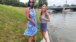 Skinny teen Silvia Wise gets her pussy wet with passion