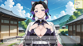 Hentai Hustle - Fucking Shinobu's Pink Pussy from Demon Slayer