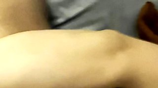 Blonde teen in solo action with her pussy