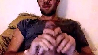French Stud Shoots a Big Load - Amateur Webcam Solo