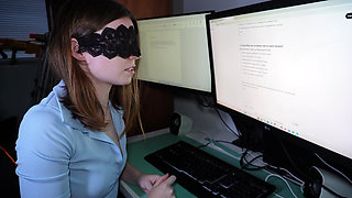 Polly Secretary Punished for a Mistake at Work