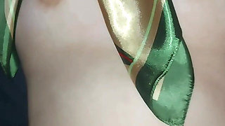 Aunt Anne's Wedding Dress with a Shaved Face