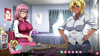 Cumhot visual novel with futa and steamy commentary