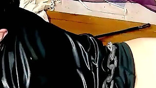Skinny cop Leyre gets fucked hard by inmate in prison