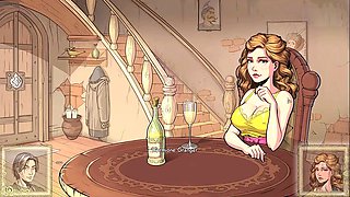 Professor and audience play a naughty strip game with a Harry Potter twist