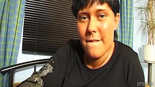 Short Haired Mommy Blows Cock After Masturbation - Mature