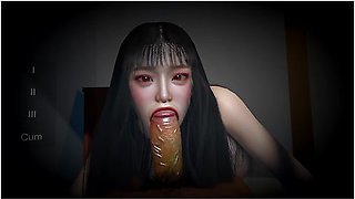 [super Close Pov] Suck My Dick / Blowjob With Hentai Anime