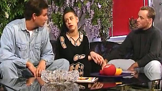 German Wife Got Big Load of Warm Cum on Her Perfect Tits and Face