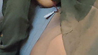 Beautiful Big Ass Hijab MILF Rides Huge Cock