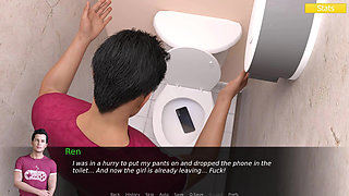 Erotica 5 - Ren Fucks Mystery Girl Through Toilet Glory Hole