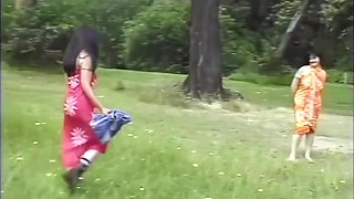 Real Life In Lesbo Lovers Outdoor Pussy Licking