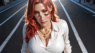 A Superhuman Redhead Escapes From a Secret Laboratory to Give Her Pussy to Tiny-dicked Incels and Save Them From Beta Virginity