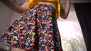 Humble Japanese Upskrt Panty Tease Camel Toe Fetish