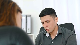Young Argentine Woman with a Big Butt Seduces Her Boss