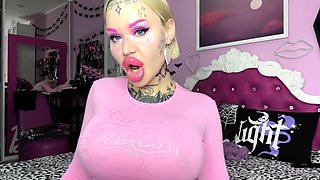 USA Tight big boobs latina masturbating on webcam