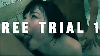 Wild Japanese Passion Hot Miu Suzuhas Amazing Cock Sucking Experience at Home