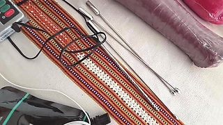 The First Urethral Sounding and Electrostimulation Session for a Slave Husband with Empress Bella Sadica