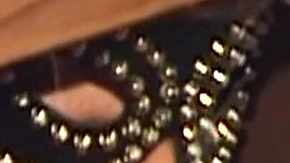 Masked Cougar Serves Multiple Robed Men Eagerly
