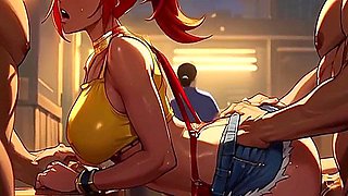 Spicy Toons: Misty In A Mosh Pit