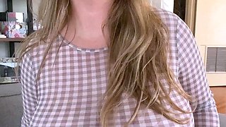 Busty babe oiled babe with big boobs masturbating on cam