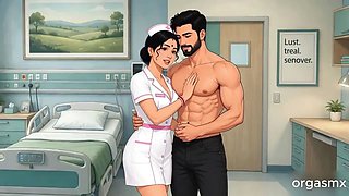 Desi Hot Doctor Bhabi Gives Special Treatment - Indian MILF Doctor Fantasy