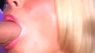 Blonde Big Tits MILF Tia Layne in Hot Big White Cock Threesome Gets Her Pretty Face Plastered in Cum