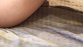 A Real Clan Video! Stepsister Jerks off to Me and I Cum on Her Feet