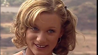 Innocent looking blonde prefers hairy chest